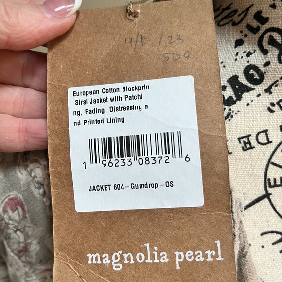 Magnolia Pearl Blockprint Sirsi Jacket NWT - Picture 6 of 11